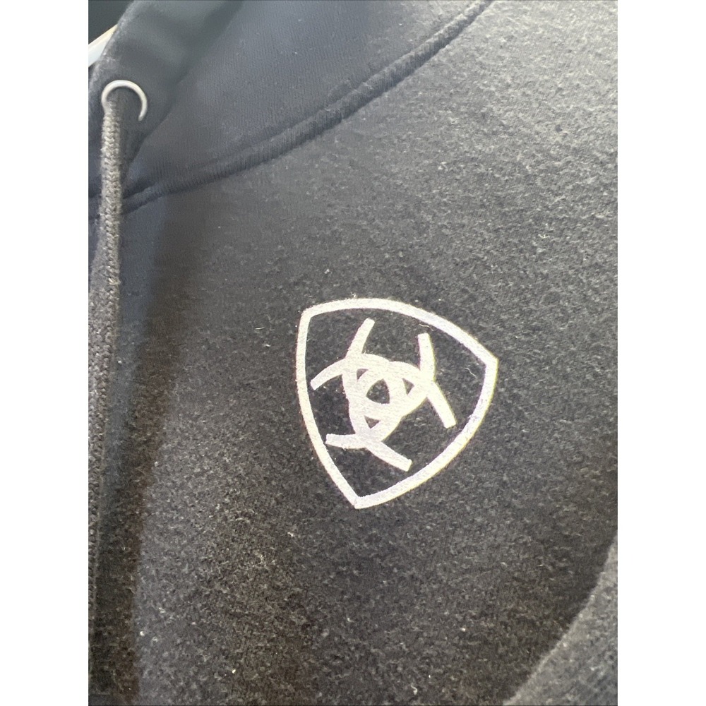 Ariat Shield Mexico Hooded Men's Sweatshirt‎ Black LARGE